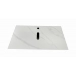 Vanity Top - 900mm White Sintered Stone Top for Single Counter Top